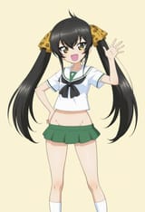 00471-2502538720-masterpiece, best quality, matoba risa, girls und panzer, 1girl, solo, (adapted costume_1.2), ooarai school uniform, short sleev