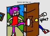 Amy showed herself in