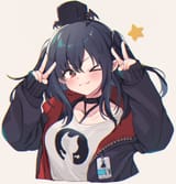 closure double peace sign
