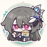 Vita eating popcorn