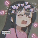 anime girl drooling