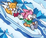 Tails and Amy adorable