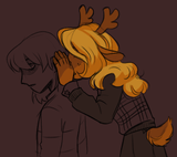 you thought you saw noelle close against you, whispering