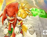 knuckles training tails