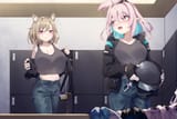 __utage_and_kirara_arknights_drawn_by_ling_huanxiang__7c6bde9273cf41d0faa14f864b662aad