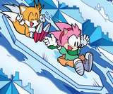 Tails and Amy adorable