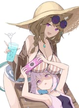 __utage_and_kirara_arknights_drawn_by_8ka43__b0031e9b3cb84508cd443307abe33a67