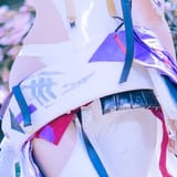 Scarlet cosplay hip skindentation