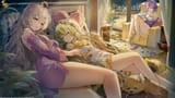 Yuzu sleeping