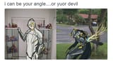 Excalibur angle or devil