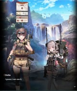 Nikke Neverland minigame Delta and Signal waterfall