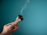 burning sage in the thread