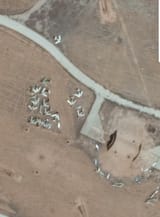 Abandoned Mig-19s at Jirah Airbase, Syria (west of Lake Assad)