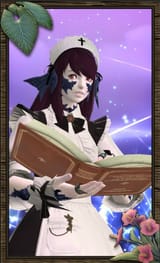 Maid reading Mai Chan&#039;s daily life