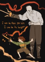 chara as gaster&#039;s knight