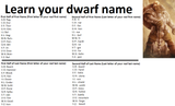 Dwarf Names