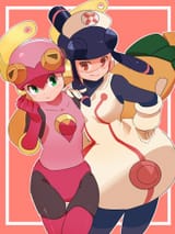 __roll_exe_and_meddy_exe_mega_man_and_2_more_drawn_by_3suisousui__9ba3810a68aaf5f41bd0dbea518d9df0