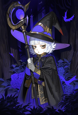 alphonse_white_datura_quasarcake_fiz-rot_oil_painting_medium_witch_hat_s-119044606