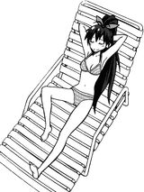 hibiki poolside
