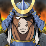 horse man, anthro, horsian, huge kabuto helmet, dark fur, inhuman anthro, maste s-525666637