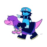 Riding Yoshi (But actually Susie)