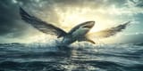 shark-wings-light-breaking-ocean-surface-background-celestial-beasts-mythical-hybrids-divine-oceanic-376348672