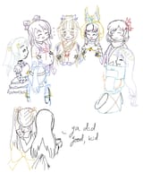 Shizuka and her wives by SunnyD