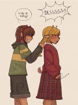 kris pulling on noelle&#039;s braids