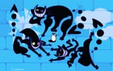 that fucked up cat that spamton gave noelle (who i hate)