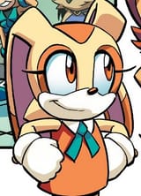 cream hands on hips smile proud