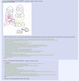 Fujo showing Battan a doujin