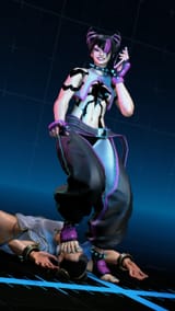 juri feet on chun smirk