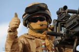 Browning M2 Gunner Thumbs Up