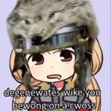 degenerates like you belong on a cross
