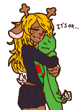 need deer girl hug
