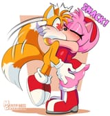 tails and amy make out