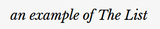 do you know what EXAMPLE means