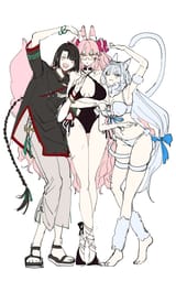 __tamamo_koyanskaya_dobrynya_nikitich_and_taigong_wang_fate_and_1_more_drawn_by_ran0315808__321c3869cd42c59733013dd44e8a08d6