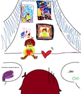 kris shrine with merch real and imagined