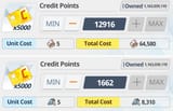 72 million credits