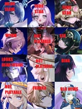 6x characters