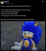 Let him beat his meat