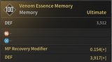 Venom memory