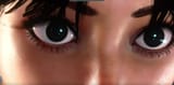 mai eyes close up