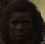 smiles derisively