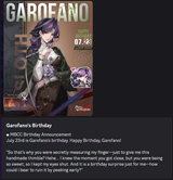 HBD garofano