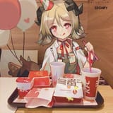 Ifrit burger birthday girl