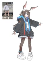 __amiya_arknights_and_1_more_drawn_by_malrangdonut__c598365098e85d8ee9eae18b2649b611