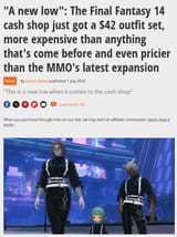 Screenshot 2025-07-23 at 10-33-51 A new low The Final Fantasy 14 cash shop just got a $42 outfit set more expensive than anything that&#039;s come before and even pricier than the MMO&#039;s latest expansion GamesRadar