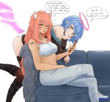 __gravel_and_spuria_arknights_drawn_by_dokonjou_odossan__sample-fb78f693fc8487ec5e1946b01b3086af